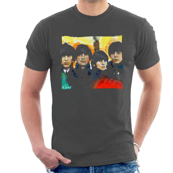 Sidney Maurer Original Portrait Of The Beatles Bowl Cuts Mens T-Shirt - Mens T-Shirt