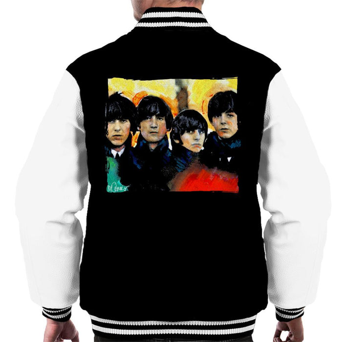 Sidney Maurer Original Portrait Of The Beatles Bowl Cuts Mens Varsity Jacket - Mens Varsity Jacket