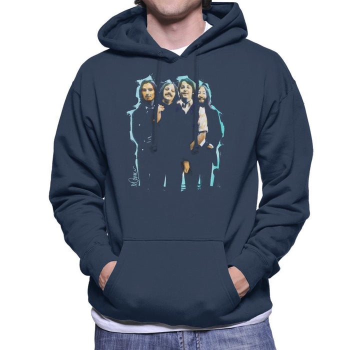 Sidney Maurer Original Portrait Of The Beatles Long Hair Mens Hooded Sweatshirt - Mens Hooded Sweatshirt