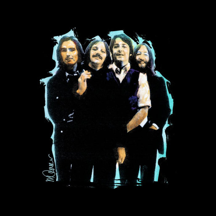 Sidney Maurer Original Portrait Of The Beatles Long Hair Kids Sweatshirt - Kids Boys Sweatshirt