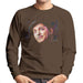 Sidney Maurer Original Portrait Of Bruno Mars Hat Mens Sweatshirt - Small / Chocolate - Mens Sweatshirt
