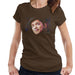 Sidney Maurer Original Portrait Of Bruno Mars Hat Womens T-Shirt - Small / Chocolate - Womens T-Shirt