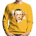 Sidney Maurer Original Portrait Of Eric Clapton Mens Sweatshirt - Small / Gold - Mens Sweatshirt