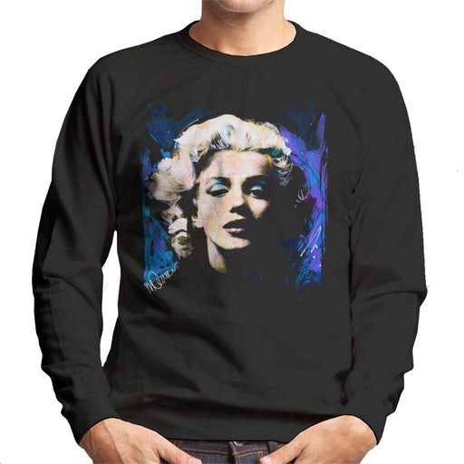 Sidney Maurer Original Portrait Of Marilyn Monroe Short Curls Mens Sweatshirt - Mens Sweatshirt