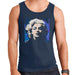 Sidney Maurer Original Portrait Of Marilyn Monroe Short Curls Mens Vest - Small / Navy Blue - Mens Vest
