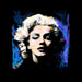 Sidney Maurer Original Portrait Of Marilyn Monroe Short Curls Womens Hooded Sweatshirt - Womens Hooded Sweatshirt