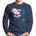 Sidney Maurer Original Portrait Of Marilyn Monroe Pose Mens Sweatshirt - Small / Navy Blue - Mens Sweatshirt