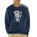 Sidney Maurer Original Portrait Of Miley Cyrus Biting Collar Kids Sweatshirt - Kids Boys Sweatshirt