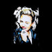 Sidney Maurer Original Portrait Of Miley Cyrus Biting Collar Womens T-Shirt - Womens T-Shirt