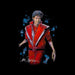 Sidney Maurer Original Portrait Of Michael Jackson Thriller Kids Varsity Jacket - Kids Boys Varsity Jacket