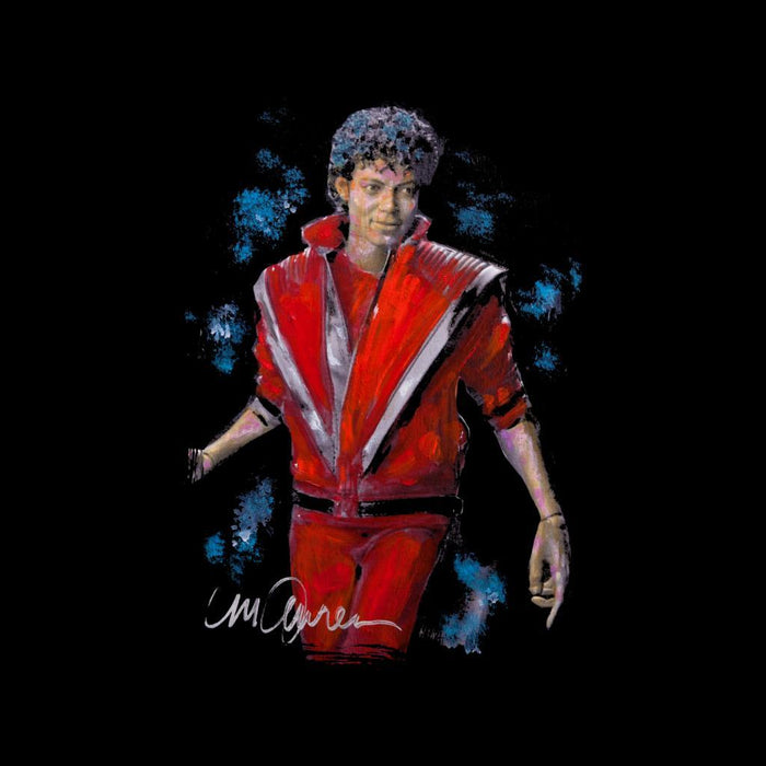 Sidney Maurer Original Portrait Of Michael Jackson Thriller Mens Sweatshirt - Mens Sweatshirt