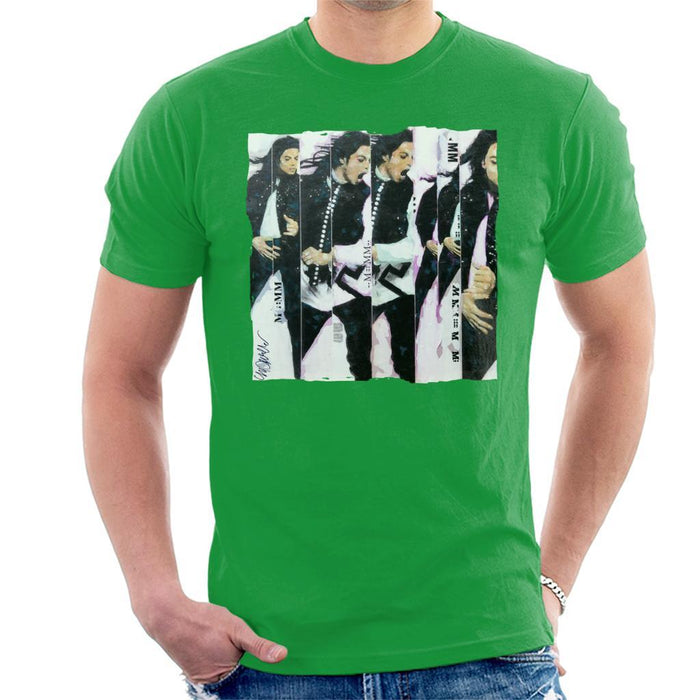 Sidney Maurer Original Portrait Of Michael Jackson 90s Mens T-Shirt - Mens T-Shirt
