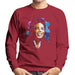 Sidney Maurer Original Portrait Of Michael Jackson Smile Mens Sweatshirt - Small / Cherry Red - Mens Sweatshirt