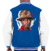 Sidney Maurer Original Portrait Of Pharrel Williams Hat Mens Varsity Jacket - Small / Royal/White - Mens Varsity Jacket
