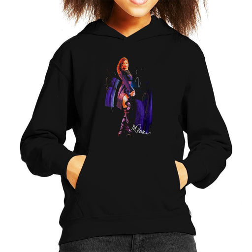 Sidney Maurer Original Portrait Of Rihanna Long Boots Kids Hooded Sweatshirt - Kids Boys Hooded Sweatshirt