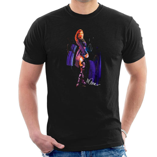 Sidney Maurer Original Portrait Of Rihanna Long Boots Mens T-Shirt - Mens T-Shirt