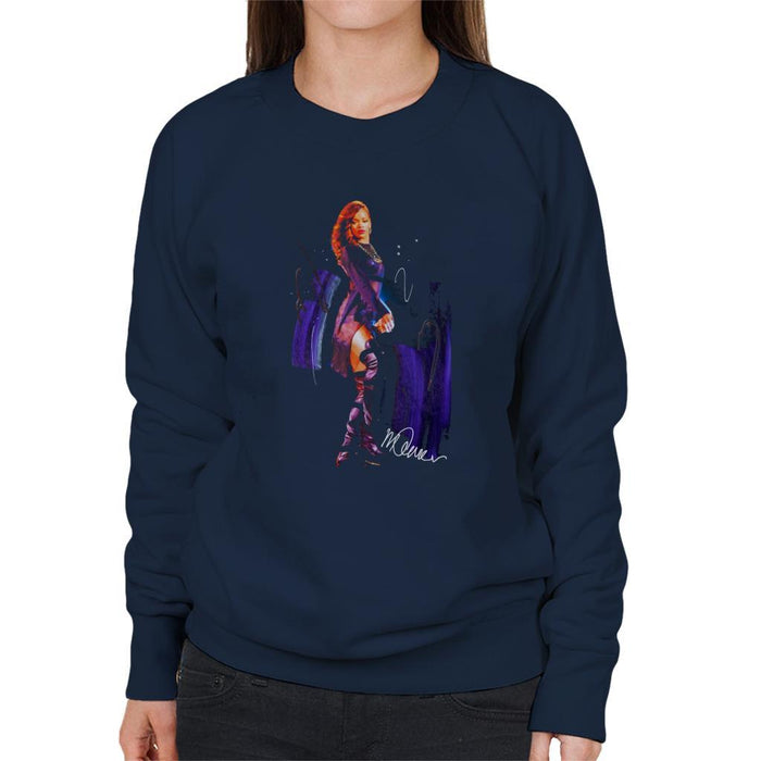 Sidney Maurer Original Portrait Of Rihanna Long Boots Womens Sweatshirt - Womens Sweatshirt