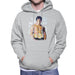 Sidney Maurer Original Portrait Of Sylvester Stallone Belt Mens Hooded Sweatshirt - Mens Hooded Sweatshirt