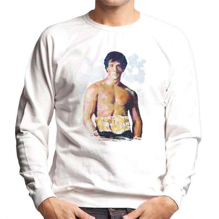 Sidney Maurer Original Portrait Of Sylvester Stallone Belt Mens Sweatshirt - Mens Sweatshirt