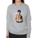 Sidney Maurer Original Portrait Of Sylvester Stallone Belt Womens Sweatshirt - Womens Sweatshirt
