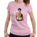 Sidney Maurer Original Portrait Of Sylvester Stallone Belt Womens T-Shirt - Small / Light Pink - Womens T-Shirt