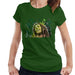 Sidney Maurer Original Portrait Of Bob Marley Smile Womens T-Shirt - Small / Bottle Green - Womens T-Shirt