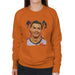 Sidney Maurer Original Portrait Of Cristiano Ronaldo Closeup Womens Sweatshirt - Womens Sweatshirt