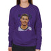 Sidney Maurer Original Portrait Of Cristiano Ronaldo Closeup Womens Sweatshirt - Womens Sweatshirt