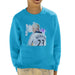Sidney Maurer Original Portrait Of David Beckham Real Madrid Kit Kids Sweatshirt - Kids Boys Sweatshirt