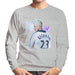 Sidney Maurer Original Portrait Of David Beckham Real Madrid Kit Mens Sweatshirt - Mens Sweatshirt