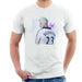 Sidney Maurer Original Portrait Of David Beckham Real Madrid Kit Mens T-Shirt - Mens T-Shirt