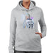Sidney Maurer Original Portrait Of David Beckham Real Madrid Kit Womens Hooded Sweatshirt - Womens Hooded Sweatshirt