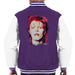 Sidney Maurer Original Portrait Of David Bowie Red Hair Mens Varsity Jacket - Mens Varsity Jacket