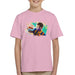 Sidney Maurer Original Portrait Of Neymar Barcelona Kids T-Shirt - X-Small (3-4 yrs) / Light Pink - Kids Boys T-Shirt