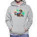 Sidney Maurer Original Portrait Of Neymar Barcelona Mens Hooded Sweatshirt - Mens Hooded Sweatshirt