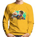 Sidney Maurer Original Portrait Of Neymar Barcelona Mens Sweatshirt - Small / Gold - Mens Sweatshirt