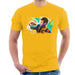 Sidney Maurer Original Portrait Of Neymar Barcelona Mens T-Shirt - Small / Gold - Mens T-Shirt