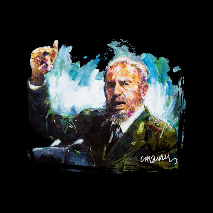 Sidney Maurer Original Portrait Of Fidel Castro Mens Vest - Mens Vest
