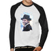 Sidney Maurer Original Portrait Of Frank Sinatra Hat Mens Baseball Long Sleeved T-Shirt - Mens Baseball Long Sleeved T-Shirt