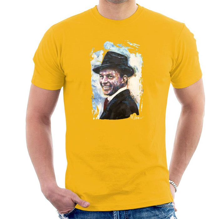 Sidney Maurer Original Portrait Of Frank Sinatra Hat Mens T-Shirt - Mens T-Shirt
