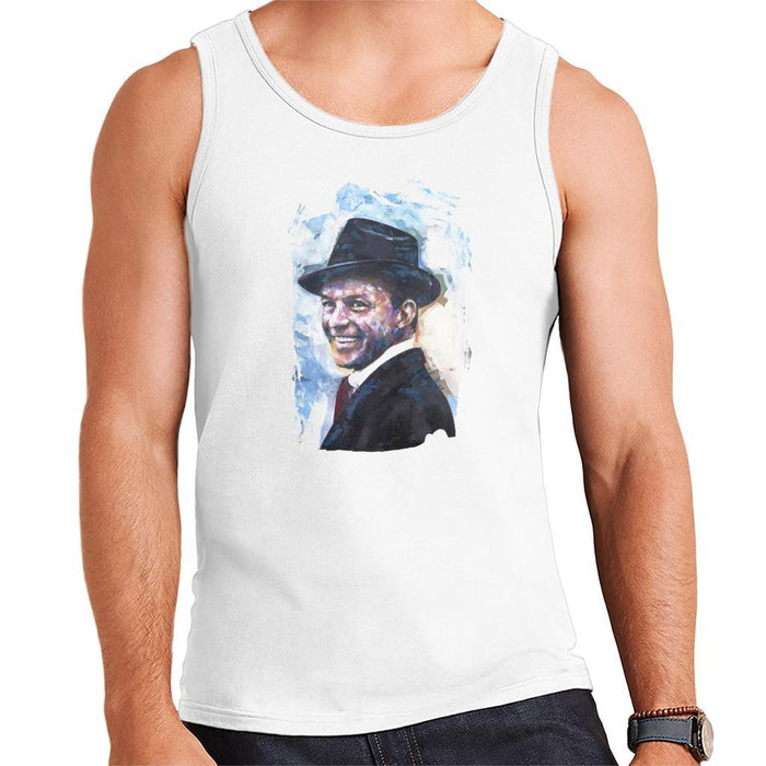 Sidney Maurer Original Portrait Of Frank Sinatra Hat Mens Vest - Mens Vest