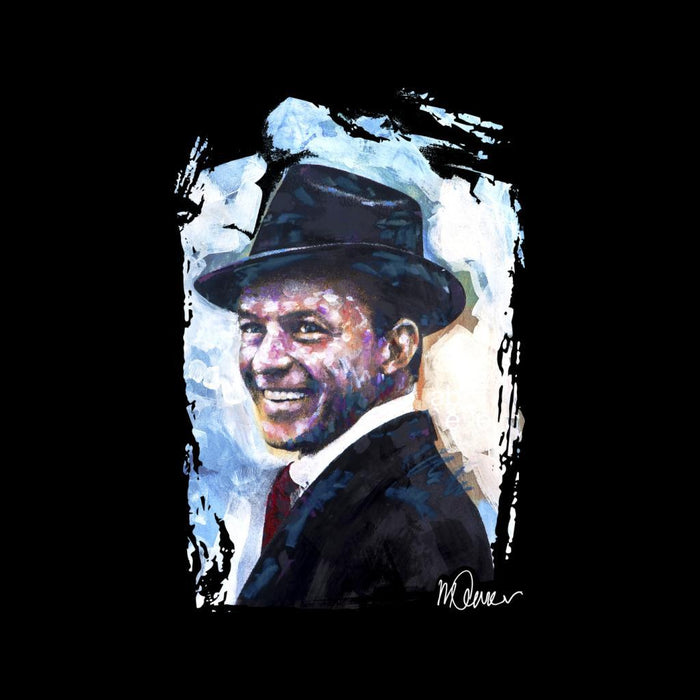 Sidney Maurer Original Portrait Of Frank Sinatra Hat Mens Baseball Long Sleeved T-Shirt - Mens Baseball Long Sleeved T-Shirt