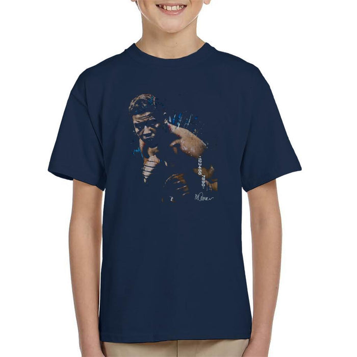 Sidney Maurer Original Portrait Of Joe Louis Kids T-Shirt - Kids Boys T-Shirt