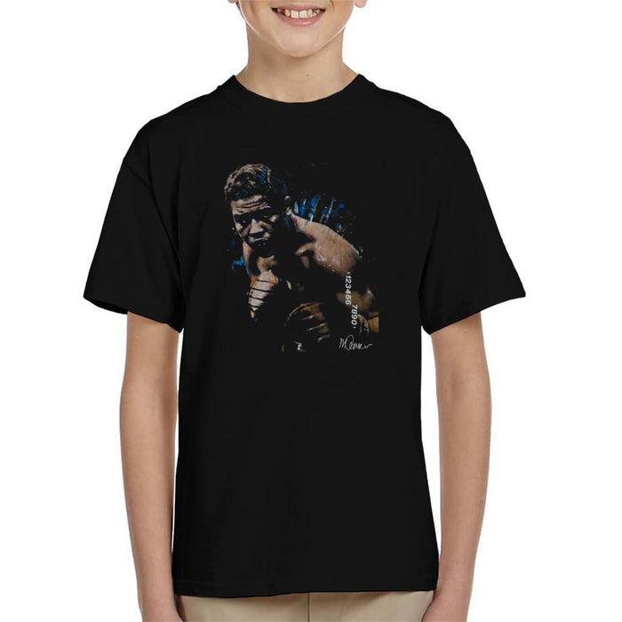 Sidney Maurer Original Portrait Of Joe Louis Kids T-Shirt - Kids Boys T-Shirt