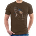 Sidney Maurer Original Portrait Of Joe Louis Mens T-Shirt - Small / Chocolate - Mens T-Shirt