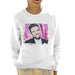 Sidney Maurer Original Portrait Of Justin Timberlake Smile Kids Sweatshirt - Kids Boys Sweatshirt