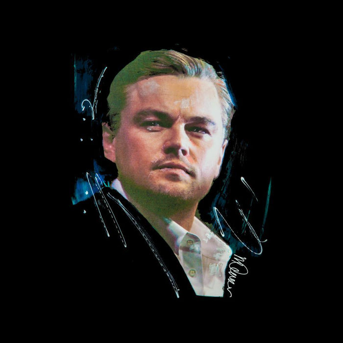 Sidney Maurer Original Portrait Of Leonardo DiCaprio Stare Mens T-Shirt - Mens T-Shirt