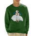 Sidney Maurer Original Portrait Of Marilyn Monroe White Dress Kids Sweatshirt - Kids Boys Sweatshirt
