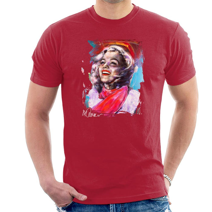 Sidney Maurer Original Portrait Of Marilyn Monroe Scarf Men's T-Shirt