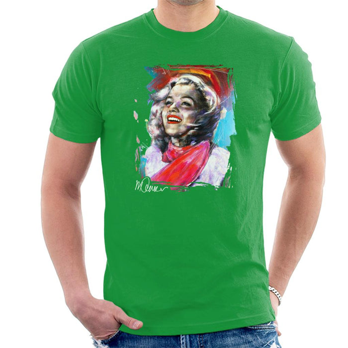 Sidney Maurer Original Portrait Of Marilyn Monroe Scarf Men's T-Shirt